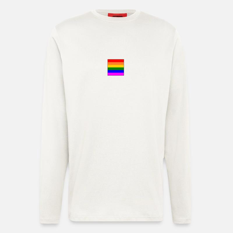 Regenbogen - Langarmshirt - made by SPREAD  - OFF WHITE