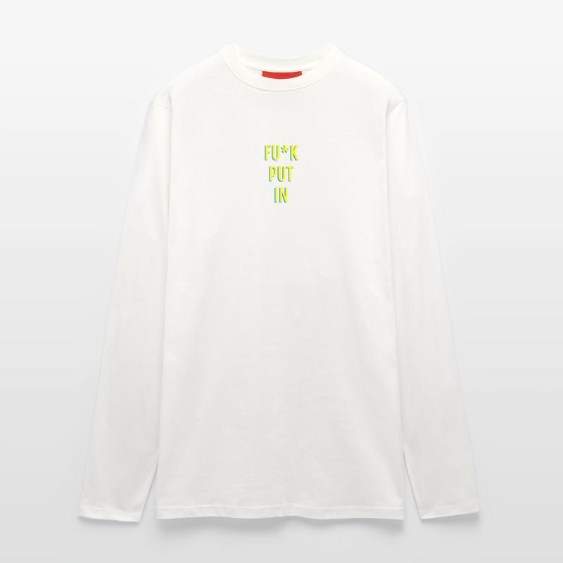 Provocative neon text graphics Longsleeve - made by SPREAD 