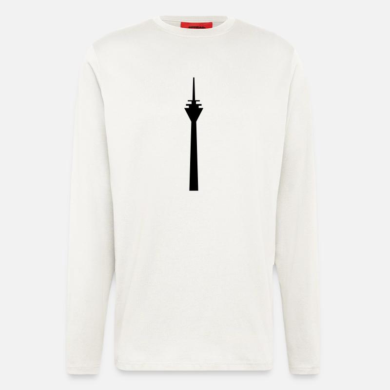Rheinturm - Langarmshirt - made by SPREAD  - OFF WHITE