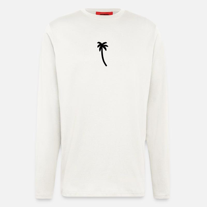Palme - Langarmshirt - made by SPREAD  - OFF WHITE
