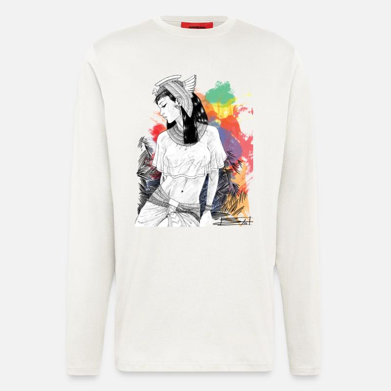 Kleopatra - Langarmshirt - made by SPREAD  - OFF WHITE