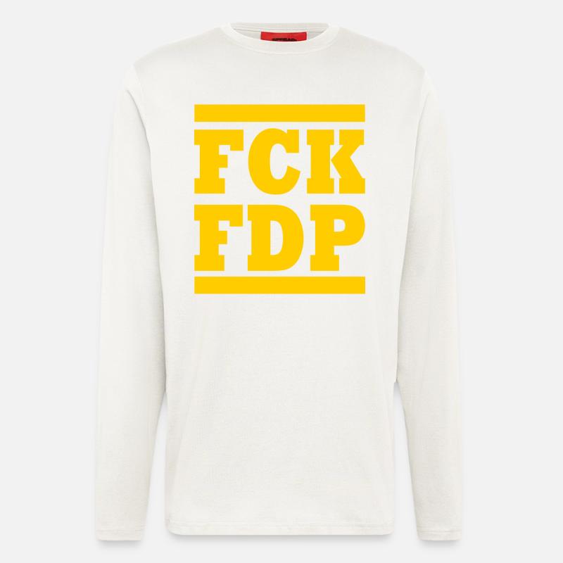 Fck fdp - Langarmshirt - made by SPREAD  - OFF WHITE
