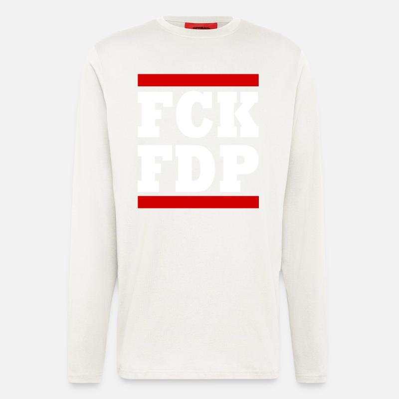 Fck fdp - Langarmshirt - made by SPREAD - OFF WHITE