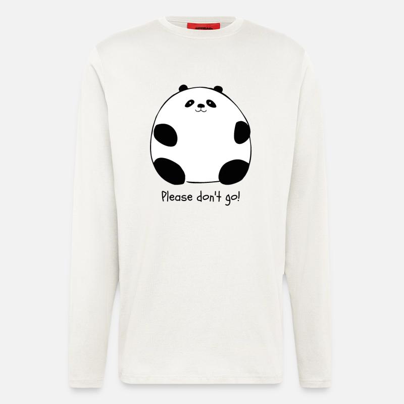 Please Don't Go – Big Panda - Longsleeve - made by SPREAD - OFF WHITE