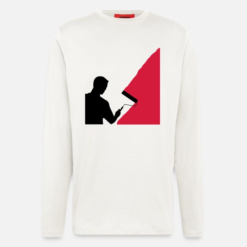 Painter and painter - vector - Longsleeve - made by SPREAD  - OFF WHITE