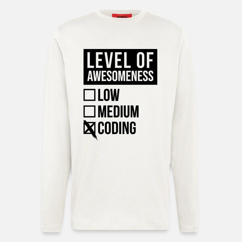 Codierung - Langarmshirt - made by SPREAD  - OFF WHITE