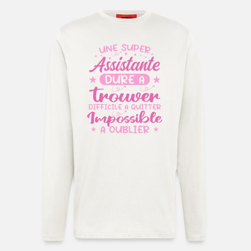 Ein Super Assistant - Assistent Geschenk - Langarmshirt - made by SPREAD - OFF WHITE