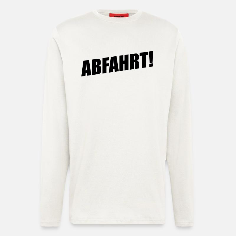 ABFAHRT - Langarmshirt - made by SPREAD  - OFF WHITE