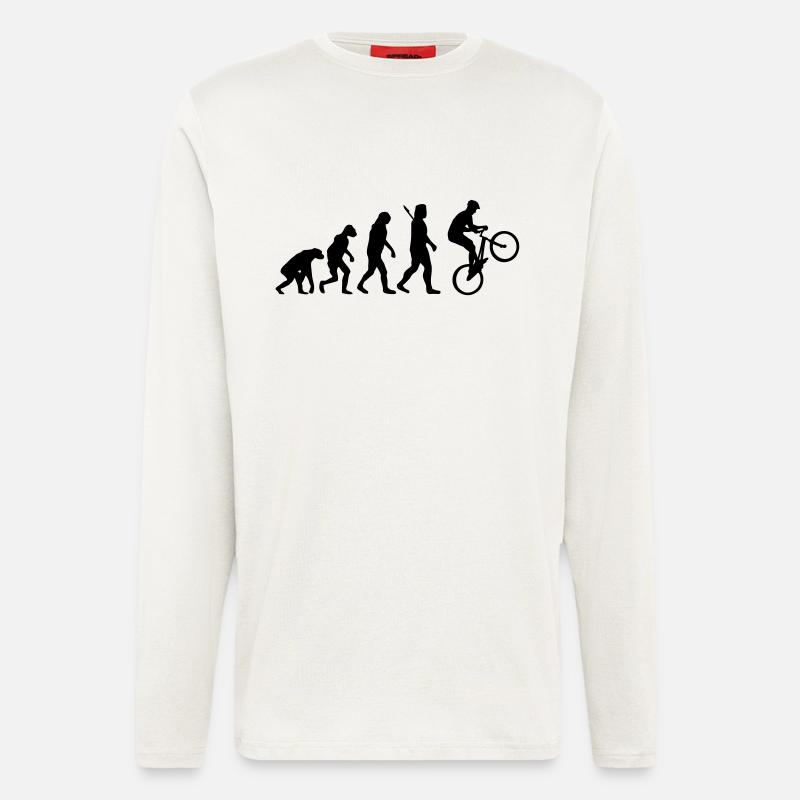 Radsport - Langarmshirt - made by SPREAD  - OFF WHITE