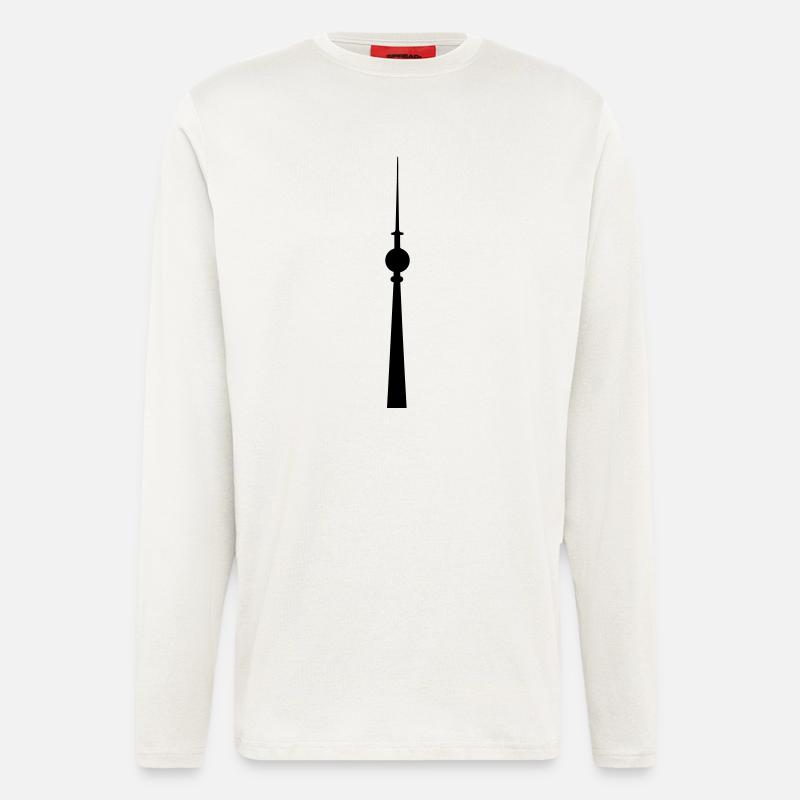 Funkturm 1c - Langarmshirt - made by SPREAD  - OFF WHITE
