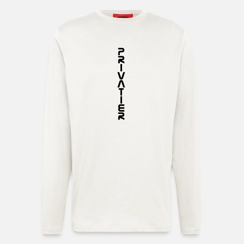 Privateer - vertical - Longsleeve - made by SPREAD  - OFF WHITE