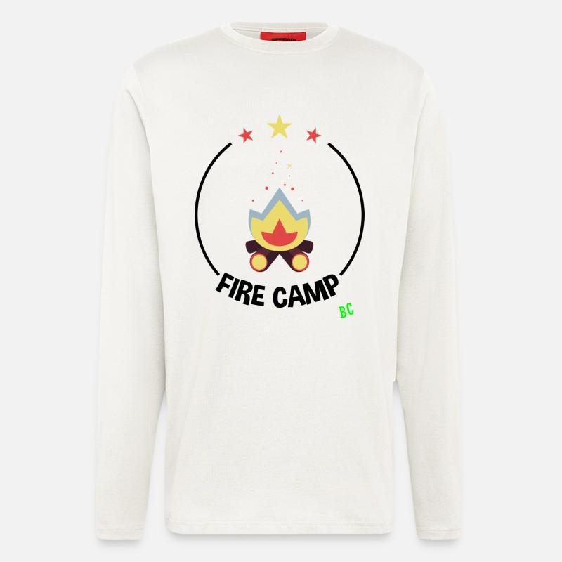 Fire camp - Longsleeve - made by SPREAD - OFF WHITE