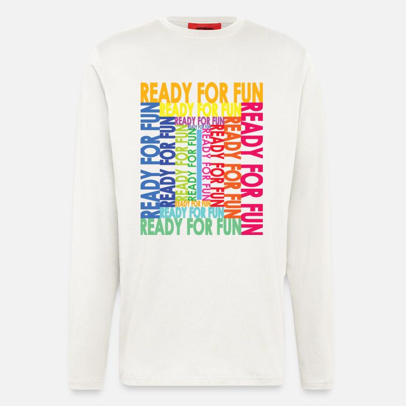 READY FOR FUN - Langarmshirt - made by SPREAD  - OFF WHITE