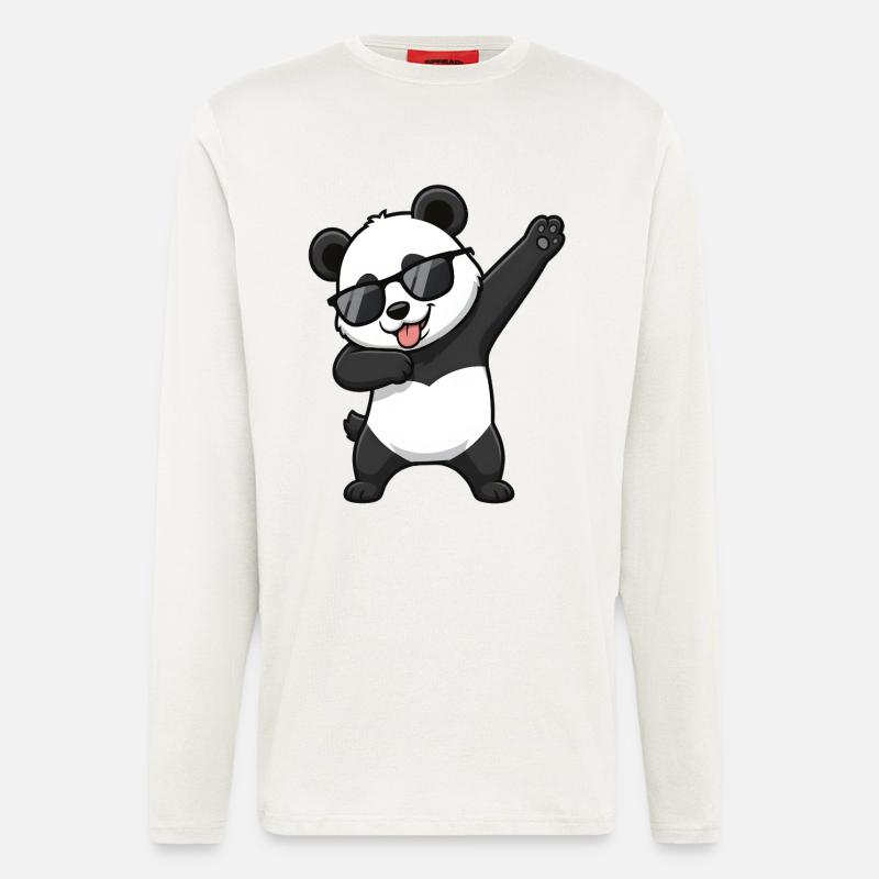 Dabbing Panda - Longsleeve - made by SPREAD - OFF WHITE
