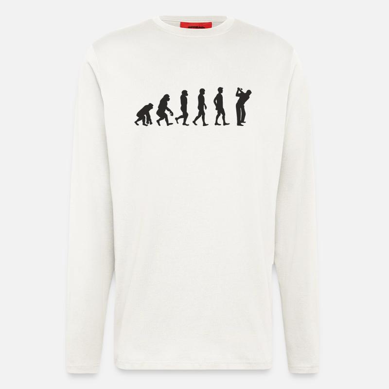 Evolution Golf - Longsleeve - made by SPREAD  - OFF WHITE