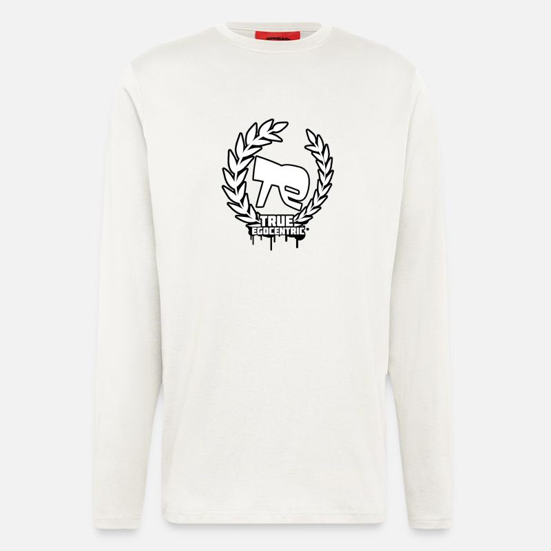 True Egocentric Logo - Langarmshirt - made by SPREAD  - OFF WHITE