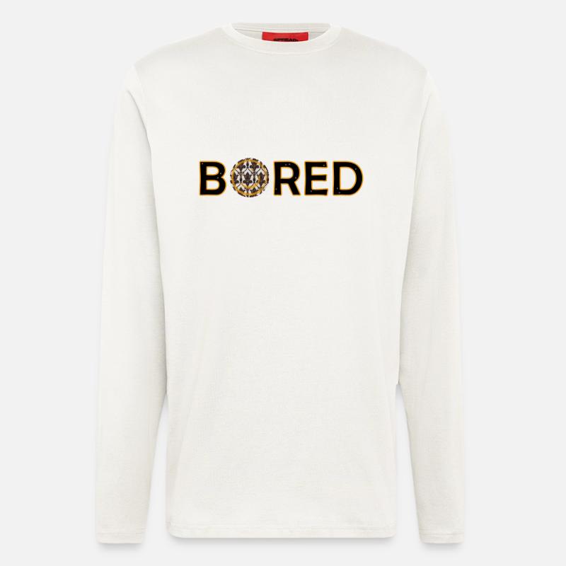 Bored - Langarmshirt - made by SPREAD - OFF WHITE