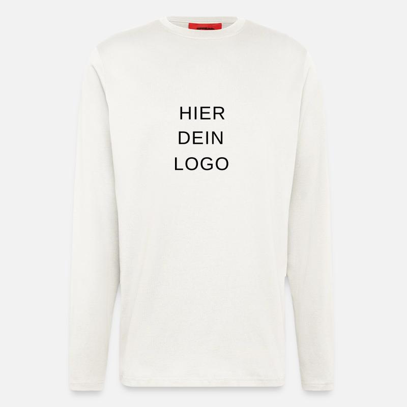 Hier dein logo - Langarmshirt - made by SPREAD  - OFF WHITE