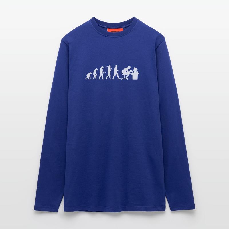 Evolution Computer Nerd! PC Nerd! IT! Technik! Langarmshirt - made by SPREAD 