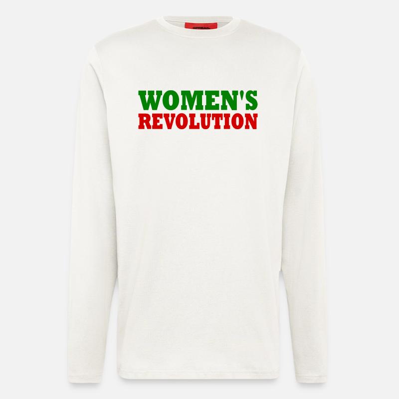 Womens revolution - Langarmshirt - made by SPREAD  - OFF WHITE