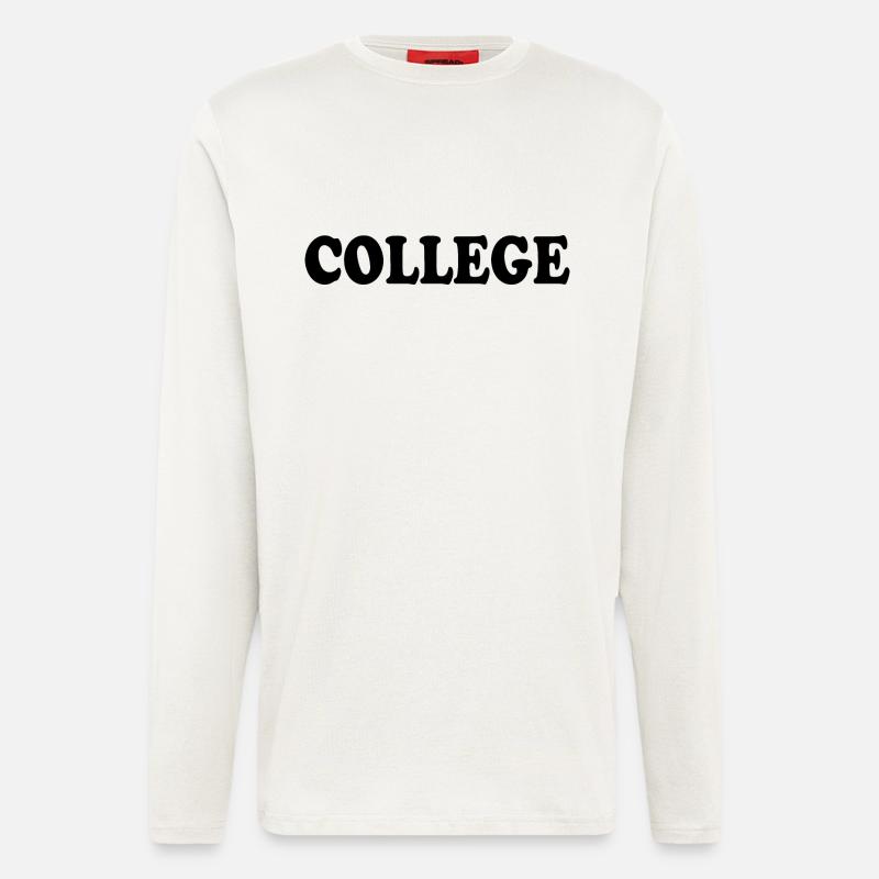 College - Longsleeve - made by SPREAD  - OFF WHITE