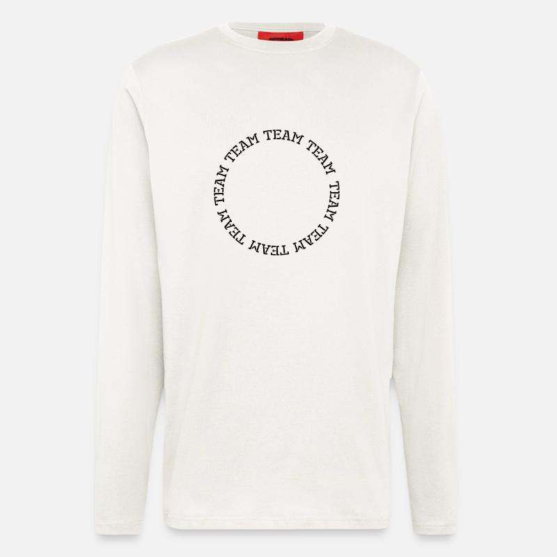 Team Circle Icon - Longsleeve - made by SPREAD  - OFF WHITE