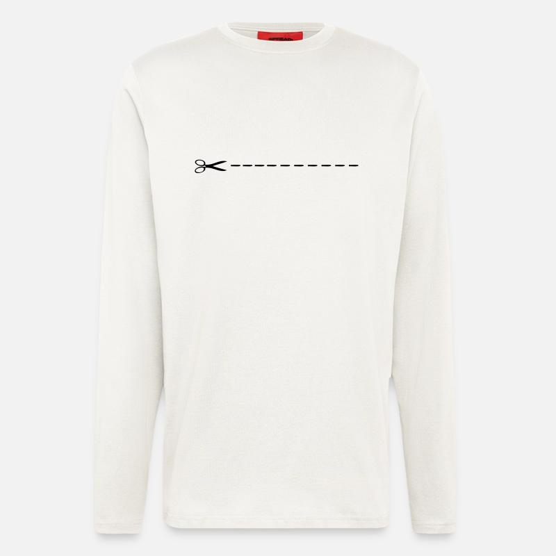 Scissors - Longsleeve - made by SPREAD  - OFF WHITE