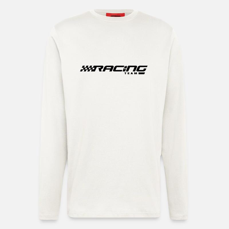 racing_team_1f1 - Longsleeve - made by SPREAD  - OFF WHITE