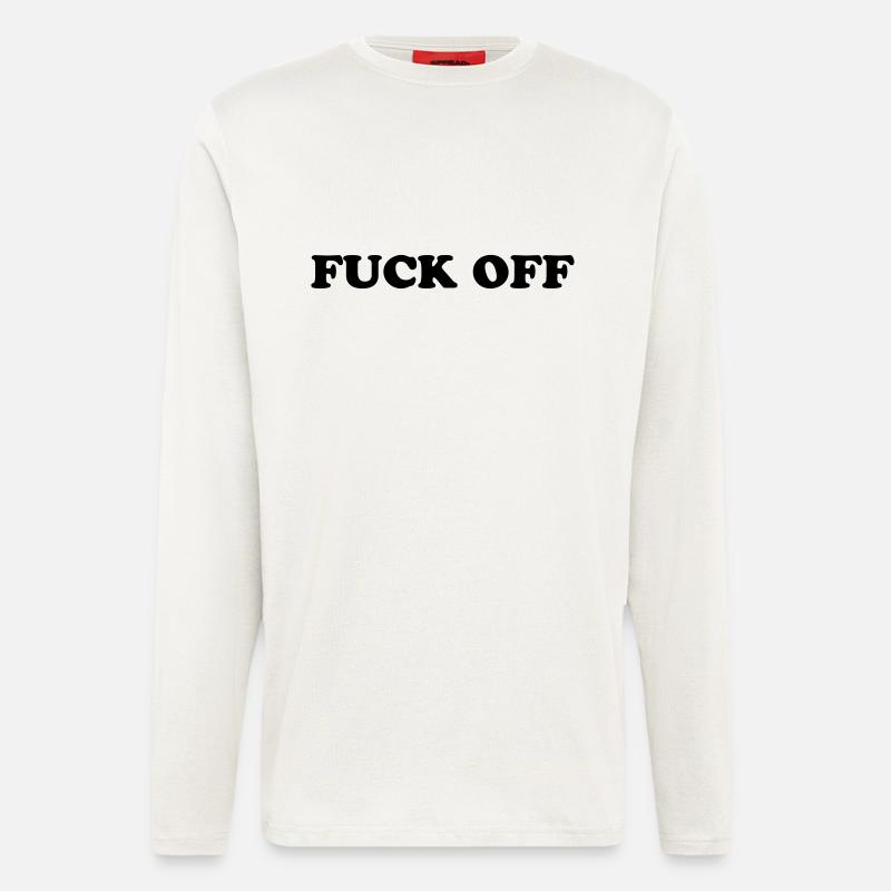 FUCK OFF - Longsleeve - made by SPREAD  - OFF WHITE