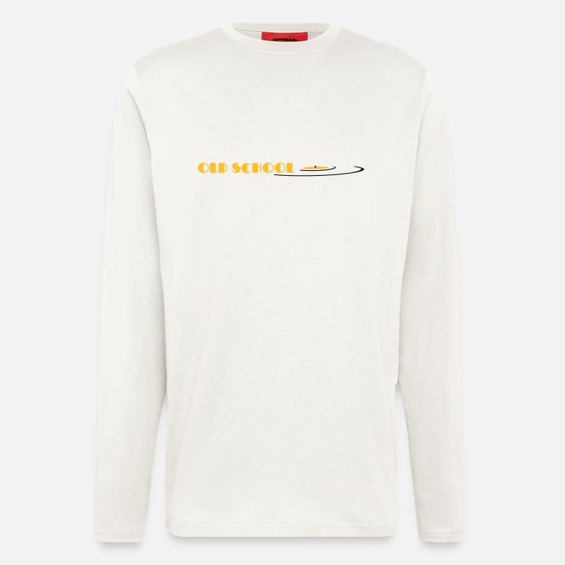 old school, oldschool, vinyl - Longsleeve - made by SPREAD  - OFF WHITE