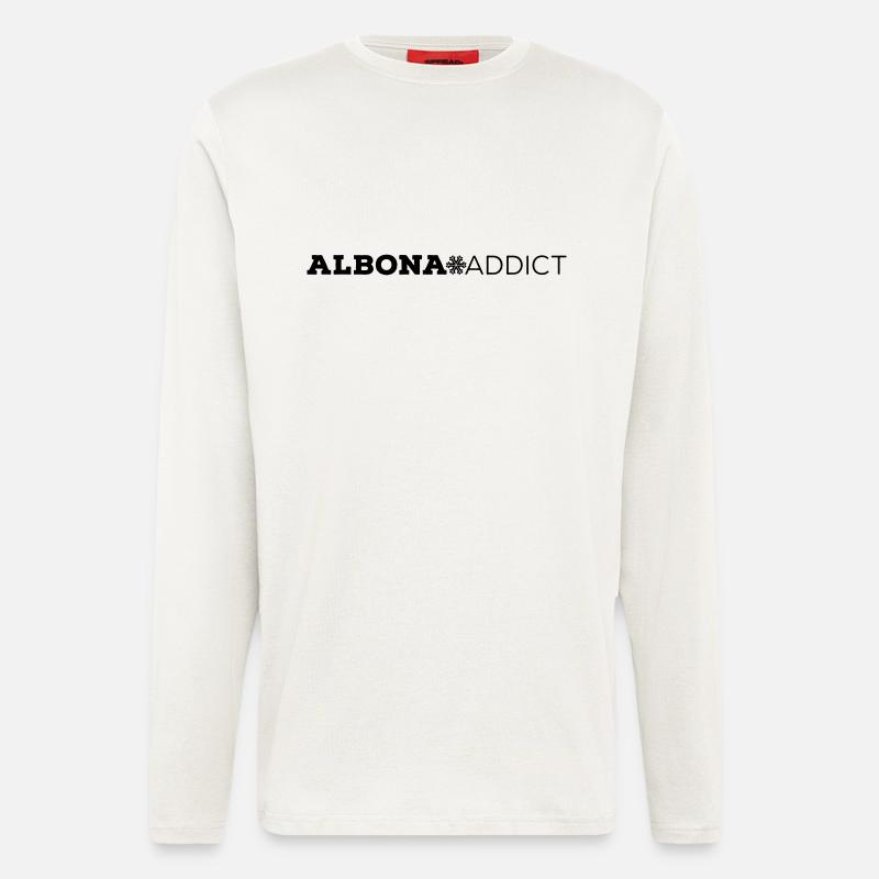 Ärmel ALBONA ADDICT - Langarmshirt - made by SPREAD - OFF WHITE