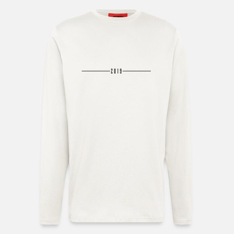 2019 strich - Langarmshirt - made by SPREAD  - OFF WHITE