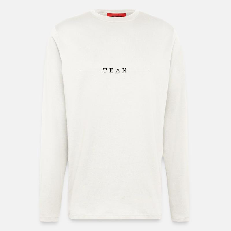 team trennstrich - Langarmshirt - made by SPREAD - OFF WHITE