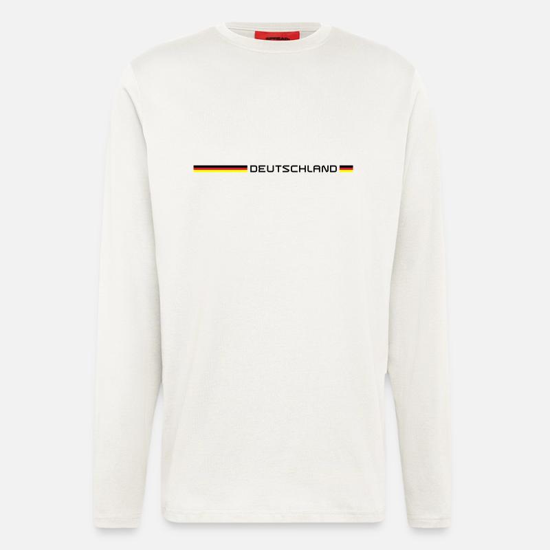 Deutschland - Langarmshirt - made by SPREAD - OFF WHITE