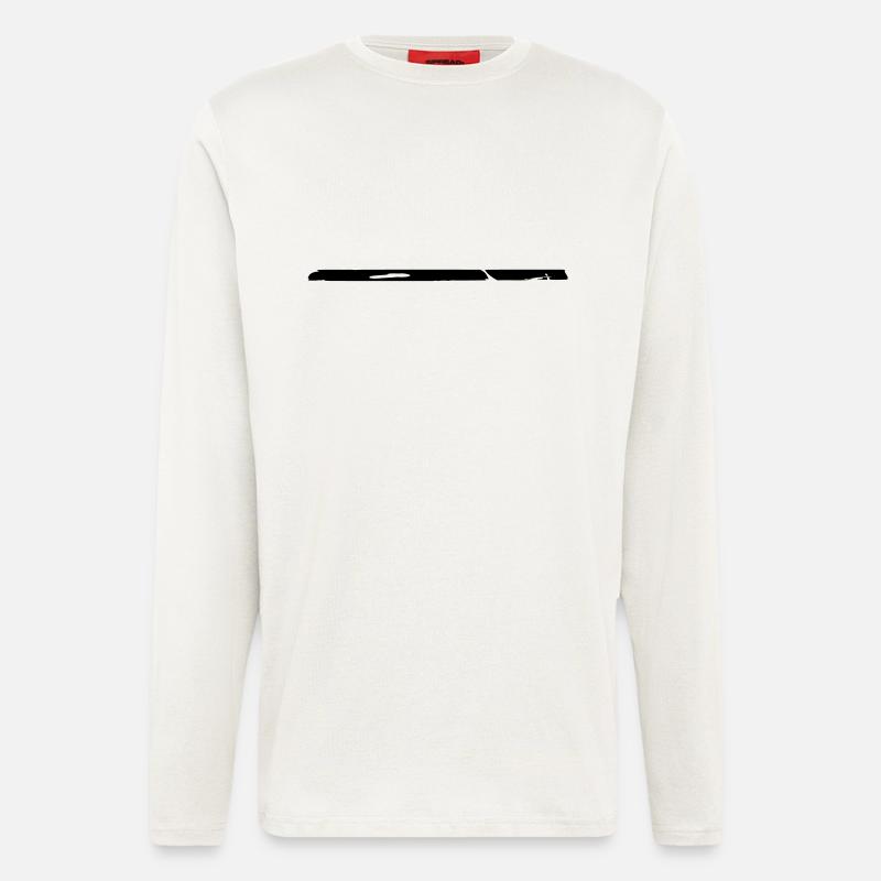 Graffiti brush stroke line - Longsleeve - made by SPREAD  - OFF WHITE