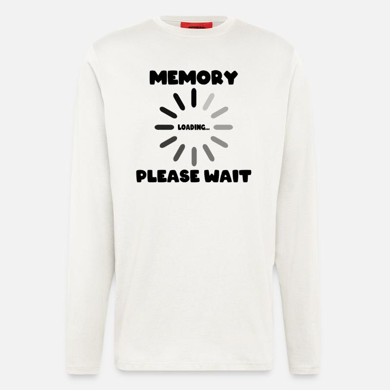 Memory Loading... Please Waite - Longsleeve - made by SPREAD  - OFF WHITE