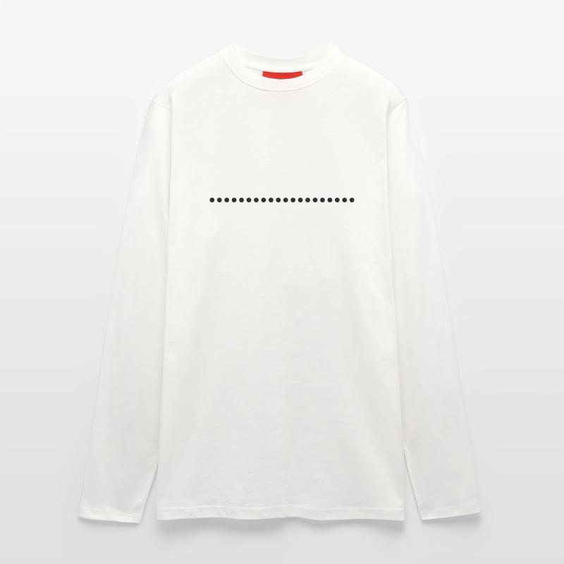 Line underscore points dotted Longsleeve - made by SPREAD 