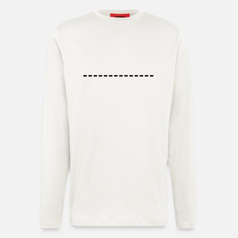 dashed line - Longsleeve - made by SPREAD  - OFF WHITE