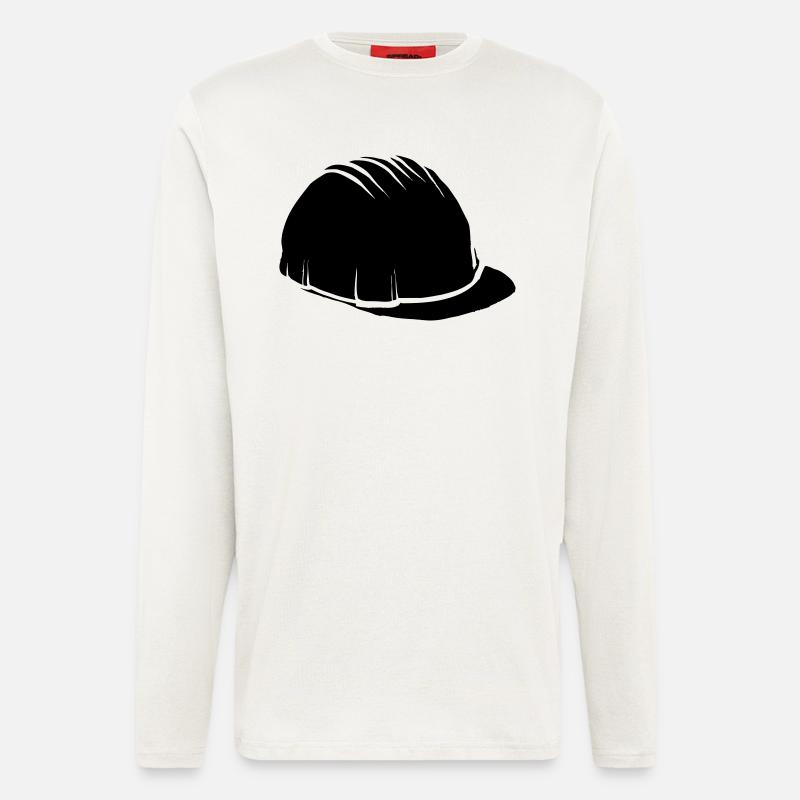 Schutzhelm - Langarmshirt - made by SPREAD  - OFF WHITE