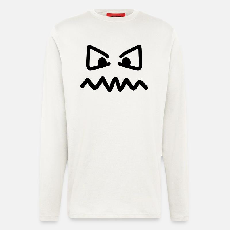 Augen - Langarmshirt - made by SPREAD  - OFF WHITE