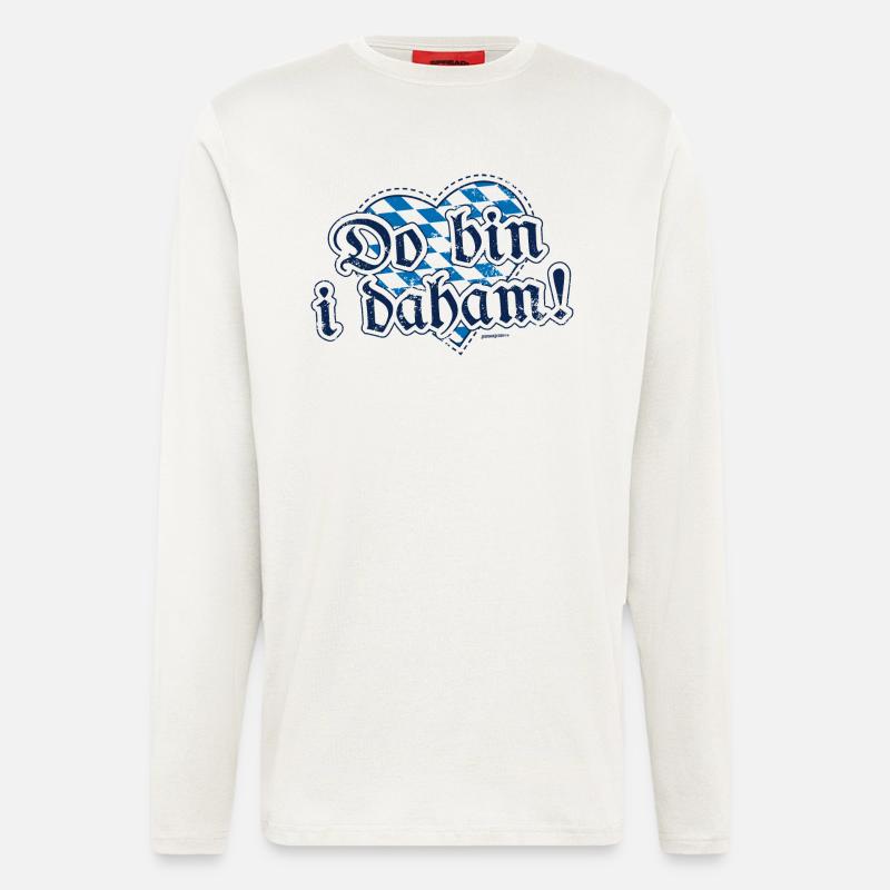 Do bin i daham! - Langarmshirt - made by SPREAD  - OFF WHITE
