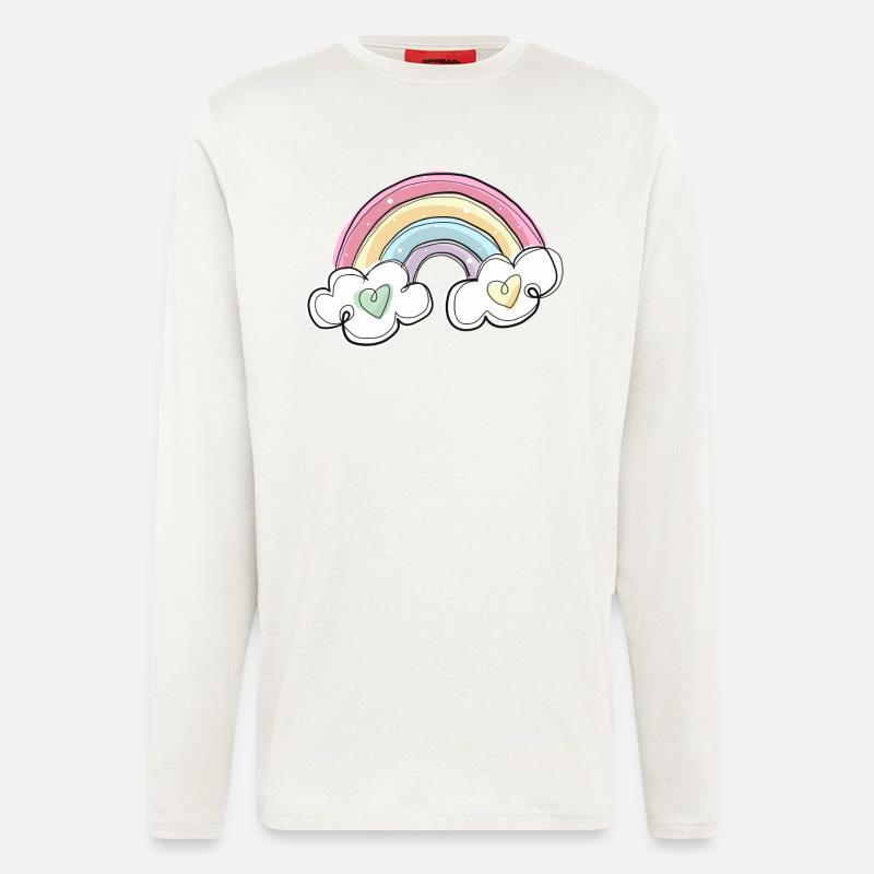REGENBOGEN - Langarmshirt - made by SPREAD  - OFF WHITE