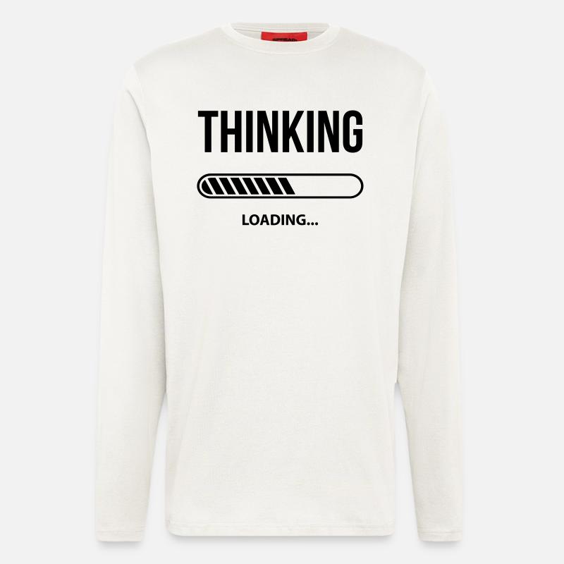 Thinking Loading - Longsleeve - made by SPREAD  - OFF WHITE