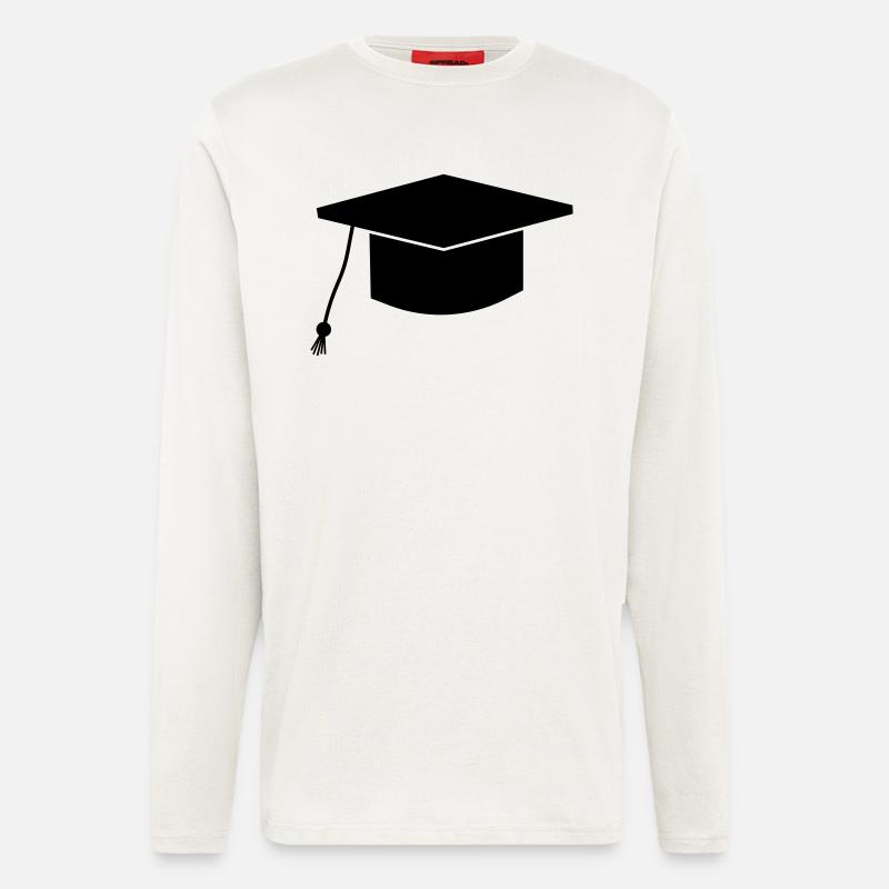 Abschlusshut - Langarmshirt - made by SPREAD  - OFF WHITE