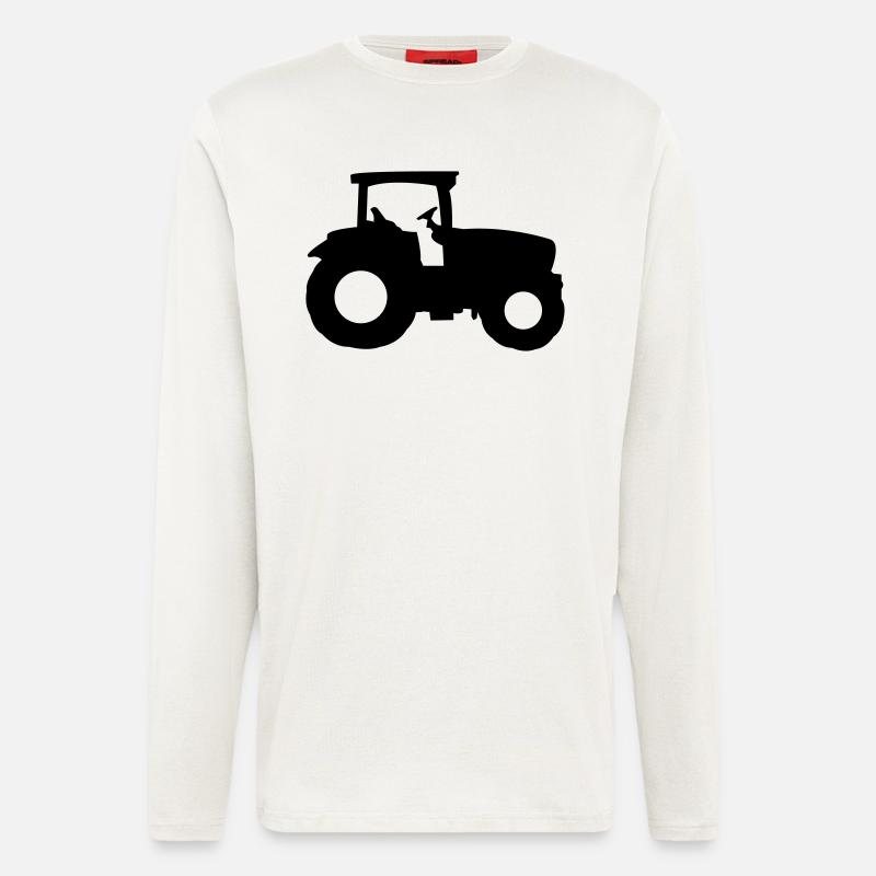 traktor1 - Longsleeve - made by SPREAD  - OFF WHITE