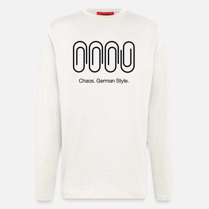 Chaos. German Style. - Longsleeve - made by SPREAD  - OFF WHITE