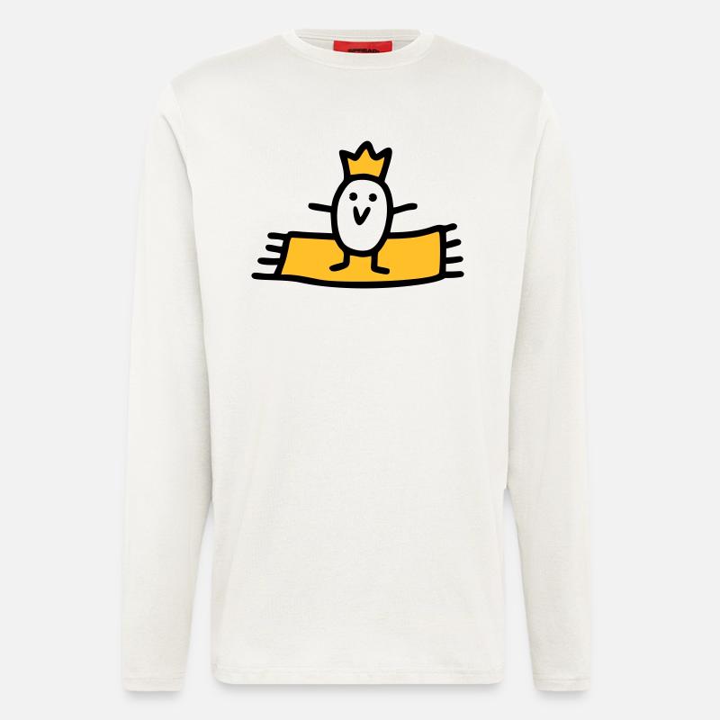 Fliegender Teppich - V2 - Langarmshirt - made by SPREAD  - OFF WHITE