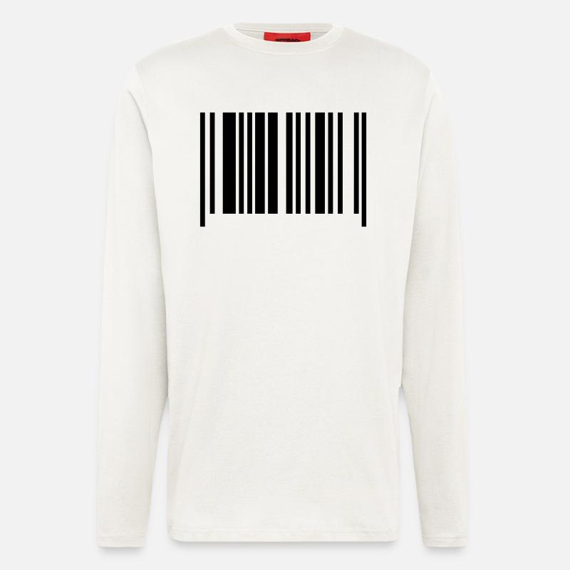 barcode - Longsleeve - made by SPREAD  - OFF WHITE