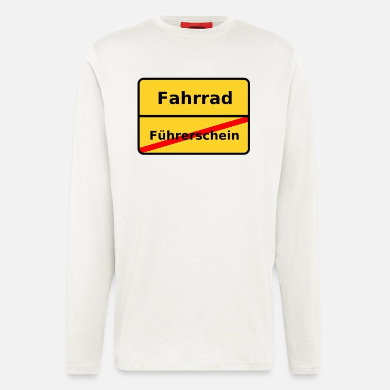 Fahrrad - Langarmshirt - made by SPREAD - OFF WHITE