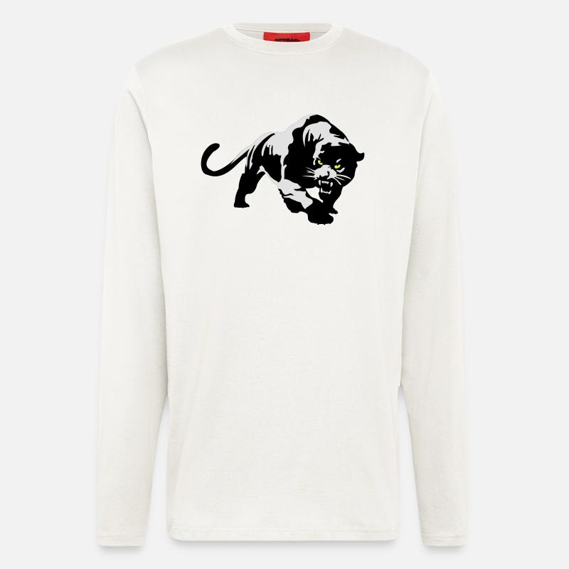 Panther - Langarmshirt - made by SPREAD  - OFF WHITE